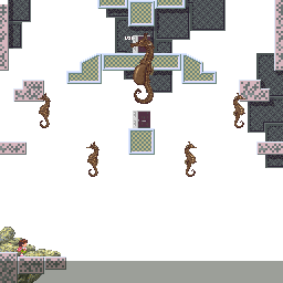 Thumbnail for a map of Field 36 for the SNES game Umihara Kawase.