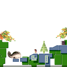 Thumbnail for a map of Field 40 for the SNES game Umihara Kawase.