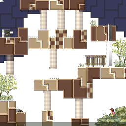 Thumbnail for a map of Field 41 for the SNES game Umihara Kawase.
