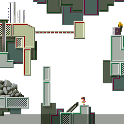 Thumbnail for a map of Field 45 for the SNES game Umihara Kawase.