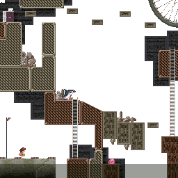 Thumbnail for a map of Field 46 for the SNES game Umihara Kawase.