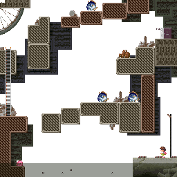 Thumbnail for a map of Field 48 for the SNES game Umihara Kawase.