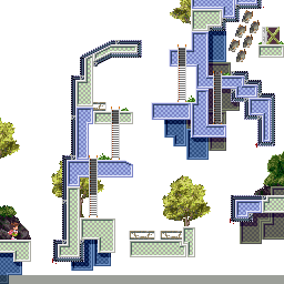 Thumbnail for a map of Field 49 for the SNES game Umihara Kawase.