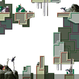 Thumbnail for a map of Field 57 for the SNES game Umihara Kawase.