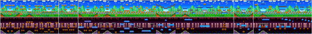 Thumbnail for a map of 4 Player Battle Stages for the SNES game Vs. Collection.