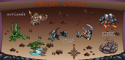 Thumbnail for a map of In-Game Map for the SNES game WeaponLord.