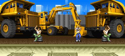 Thumbnail for a map of Normal Game U.S.A. (M. Power) for the SNES game World Heroes 2.