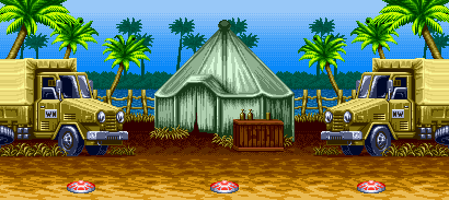 Thumbnail for a map of Survival Match Land Mine for the SNES game World Heroes 2.