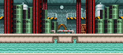 Thumbnail for a map of Survival Match Oil Slick for the SNES game World Heroes 2.
