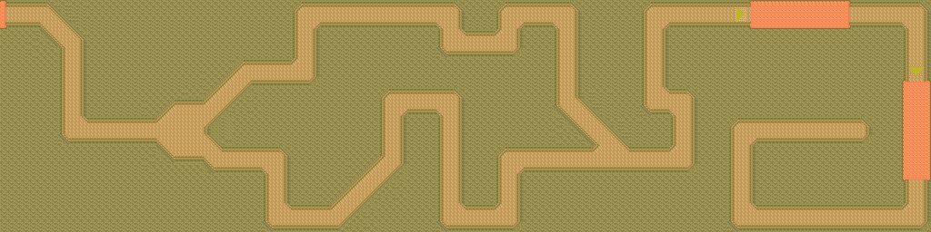 Thumbnail for a map of Stage 8: Cornice Cave for the SNES game Yoshi's Safari.