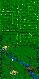 Thumbnail for a map of Pinedale for the SNES game Young Merlin.