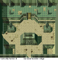 Thumbnail for a map of Border Ridge Ruins for the SNES game Ys: Mask Of The Sun.