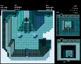 Thumbnail for a map of Earth Temple for the SNES game Ys: Mask Of The Sun.