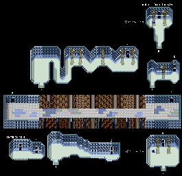 Thumbnail for a map of Ice Mountain Cave C for the SNES game Ys: Mask Of The Sun.