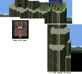 Thumbnail for a map of Selrey Mountain Path for the SNES game Ys: Mask Of The Sun.