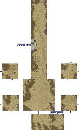 Thumbnail for a map of Desert for the SNES game Ys V: Ushinawareta Sabako Miyako Kefin.