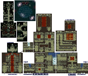Thumbnail for a map of Kefin Castle for the SNES game Ys V: Ushinawareta Sabako Miyako Kefin.