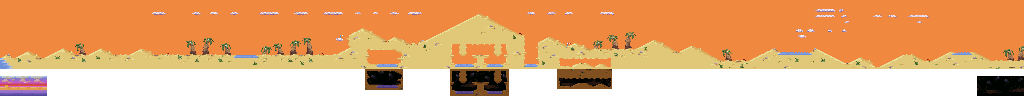 Thumbnail for a map of Beach Stage 1 for the SNES game Zero The Kamikaze Squirrel.