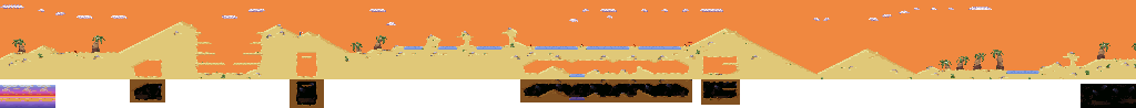 Thumbnail for a map of Beach Stage 2 for the SNES game Zero The Kamikaze Squirrel.