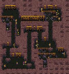 Thumbnail for a map of Bonus Level: Curse Of The Pharaohs for the SNES game Zombies Ate My Neighbors.
