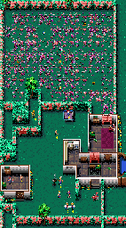 Thumbnail for a map of Bonus Level: Mushroom Men for the SNES game Zombies Ate My Neighbors.