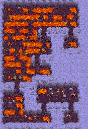 Thumbnail for a map of Bonus Level: Someplace Very Warm for the SNES game Zombies Ate My Neighbors.