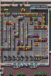 Thumbnail for a map of Level 13: Chopping Mall for the SNES game Zombies Ate My Neighbors.