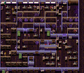 Thumbnail for a map of Level 17: Office Of The Doomed for the SNES game Zombies Ate My Neighbors.
