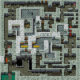 Thumbnail for a map of Level 28: Mark Of The Vampire for the SNES game Zombies Ate My Neighbors.