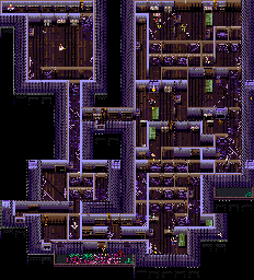 Thumbnail for a map of Level 36: Monster Phobia for the SNES game Zombies Ate My Neighbors.