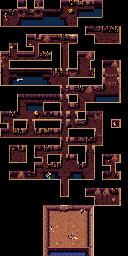 Thumbnail for a map of Level 40: Pyramid Of Fear Two for the SNES game Zombies Ate My Neighbors.