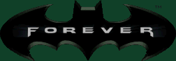 Title screen for the SNES game Batman Forever.