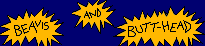 Title screen for the SNES game Beavis And Butt-Head.