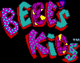 Title screen for the SNES game Bebe's Kids.