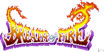 Title screen for the SNES game Breath Of Fire.