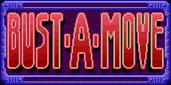 Title screen for the SNES game Bust-A-Move.