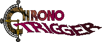 Title screen for the SNES game Chrono Trigger.
