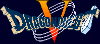 Title screen for the SNES game Dragon Quest V.
