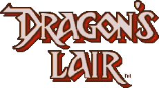 Title screen for the SNES game Dragon's Lair.