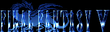 Title screen for the SNES game Final Fantasy V.