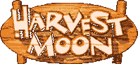 Title screen for the SNES game Harvest Moon.