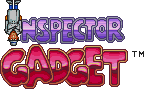 Title screen for the SNES game Inspector Gadget.