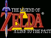 Title screen for the SNES game The Legend Of Zelda: A Link To The Past.