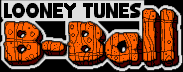 Title screen for the SNES game Looney Tunes B-Ball.