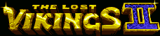 Title screen for the SNES game The Lost Vikings II.