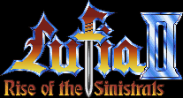 Title screen for the SNES game Lufia II: Rise Of The Sinistrals.