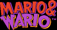 Title screen for the SNES game Mario & Wario.