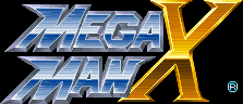Title screen for the SNES game Mega Man X.