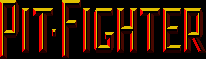 Title screen for the SNES game Pit-Fighter.