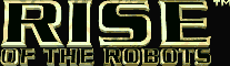 Title screen for the SNES game Rise Of The Robots.